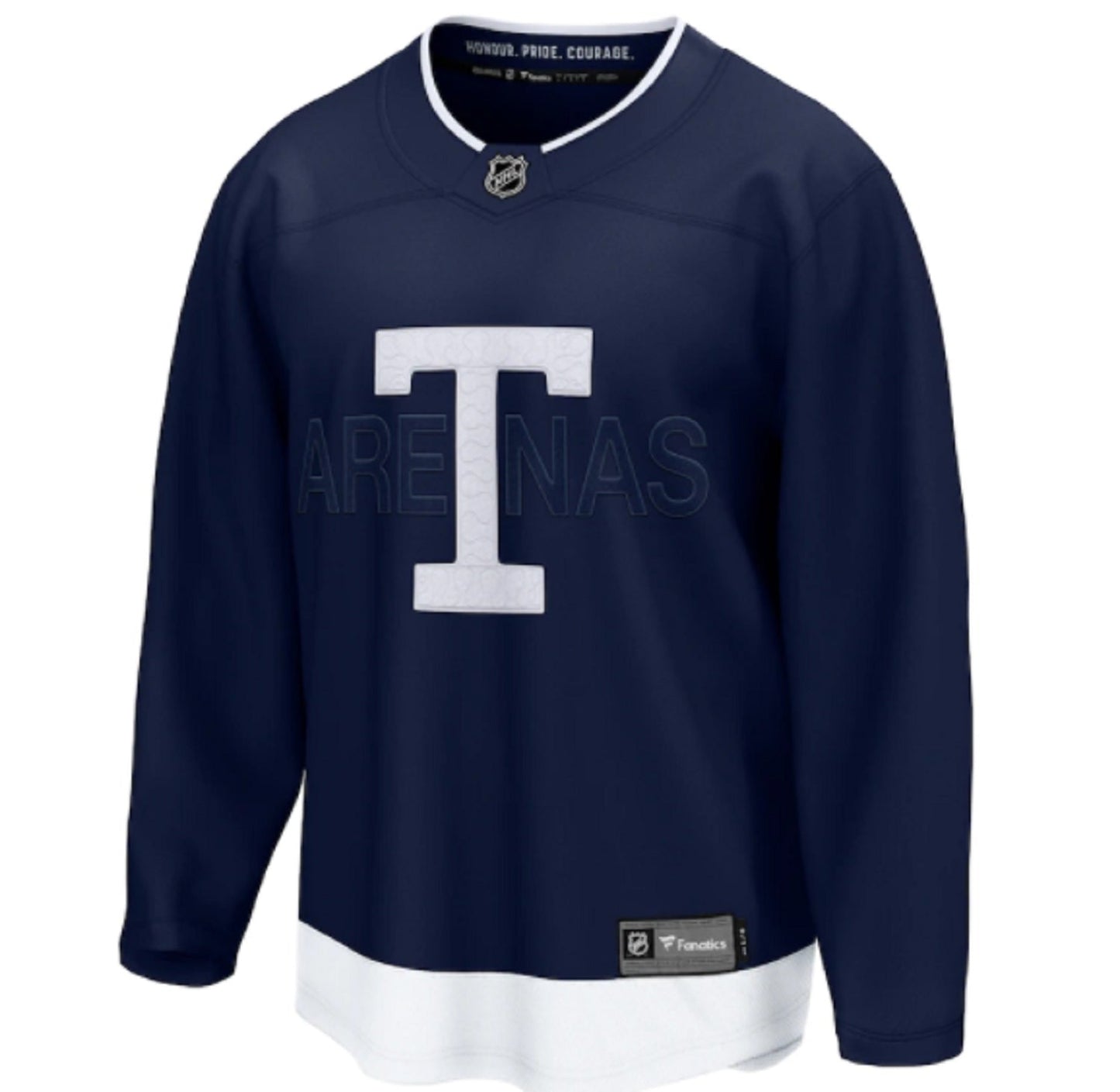 Toronto Maple Leafs Fanatics Branded 2022 NHL Heritage Classic Breakaway Blank Jersey - Navy