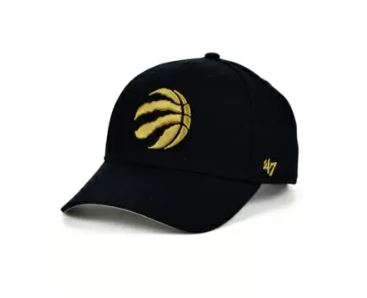 47 MVP Toronto Raptors Black and Gold Adjustable Hat