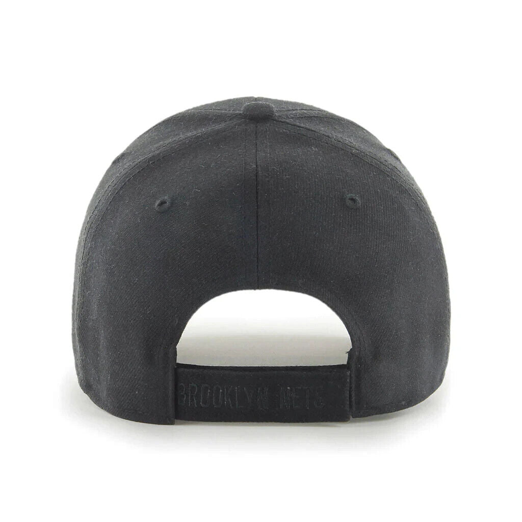 Brooklyn Nets '47 MVP Adjustable Hat- Black/Black