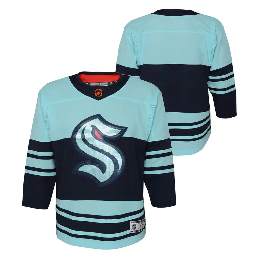 NHL Reverse Retro Seattle Kraken Youth Jersey
