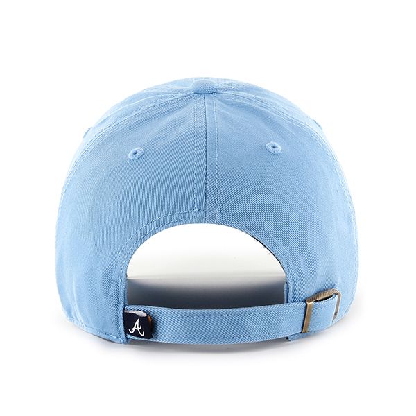 Atlanta Braves Cooperstown Script '47 MLB Powder Blue Clean Up Adjustable Cap