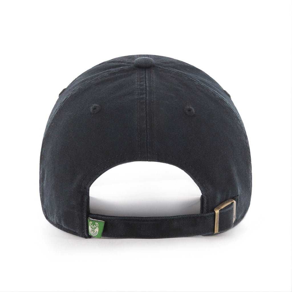 Milwaukee Bucks '47 NBA Black Clean Up Adjustable Cap