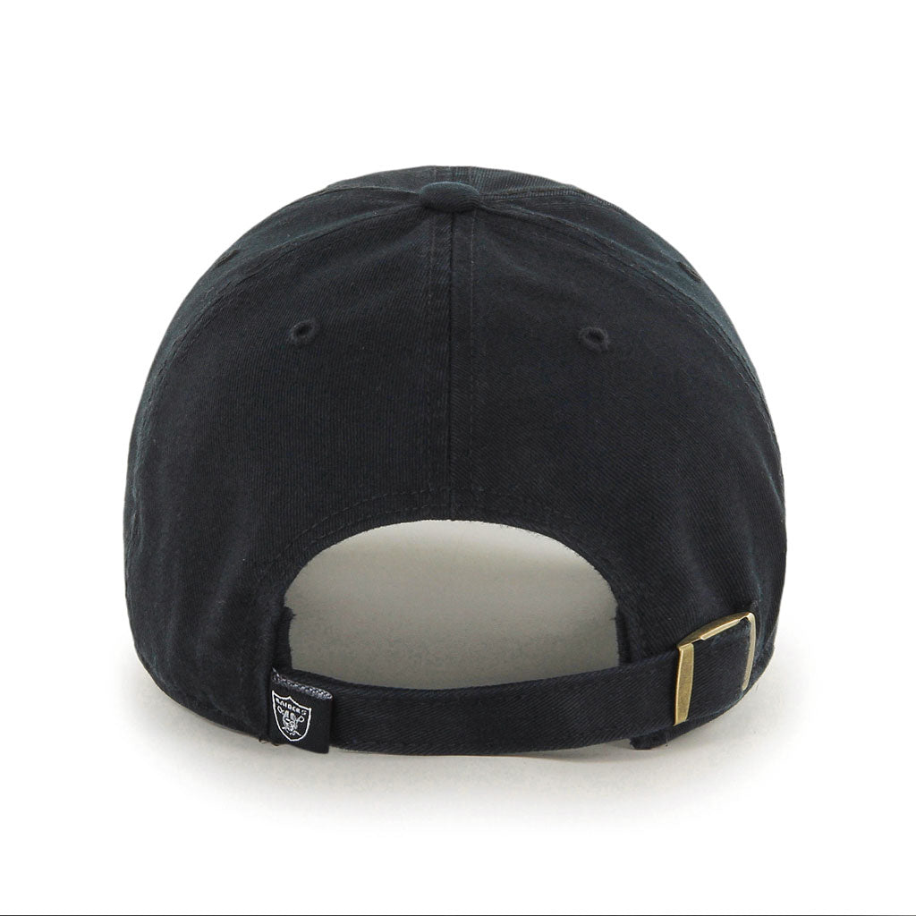Las Vegas Raiders '47 Brand Black Cleanup Adjustable Hat