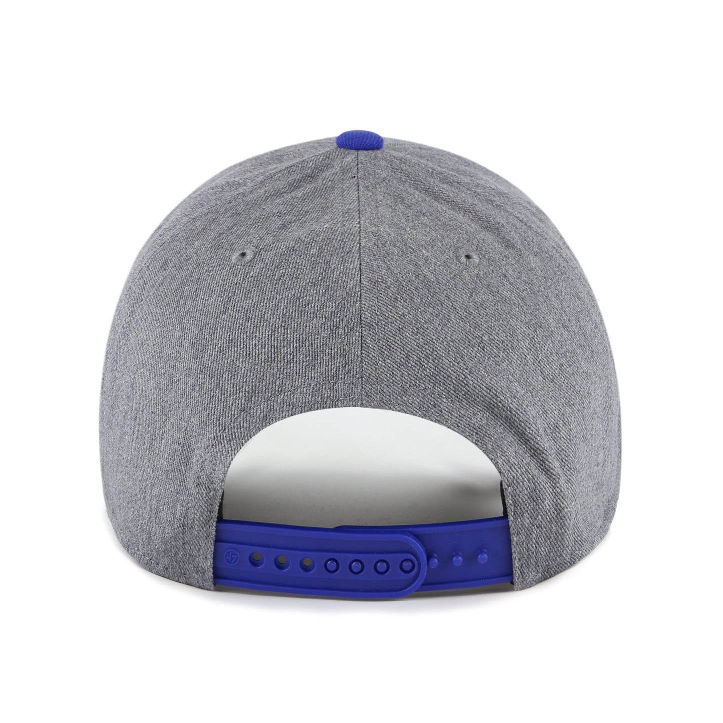 '47 MLB Montreal Expos Granite Script MVP Adjustable Snapback Hat - Grey / Blue