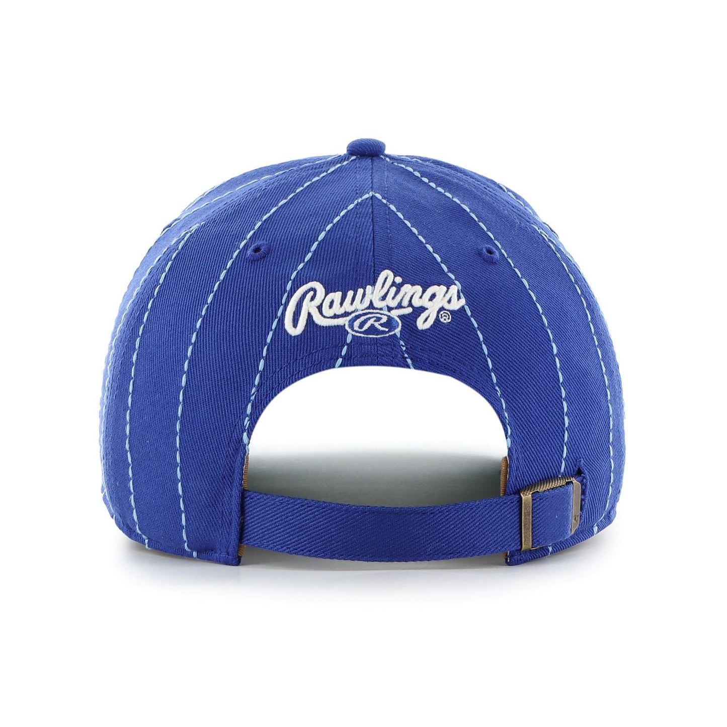 '47 MLB Toronto Blue Jays Rawlings Pinstripe Hitch Adjustable Snapback Hat - Blue