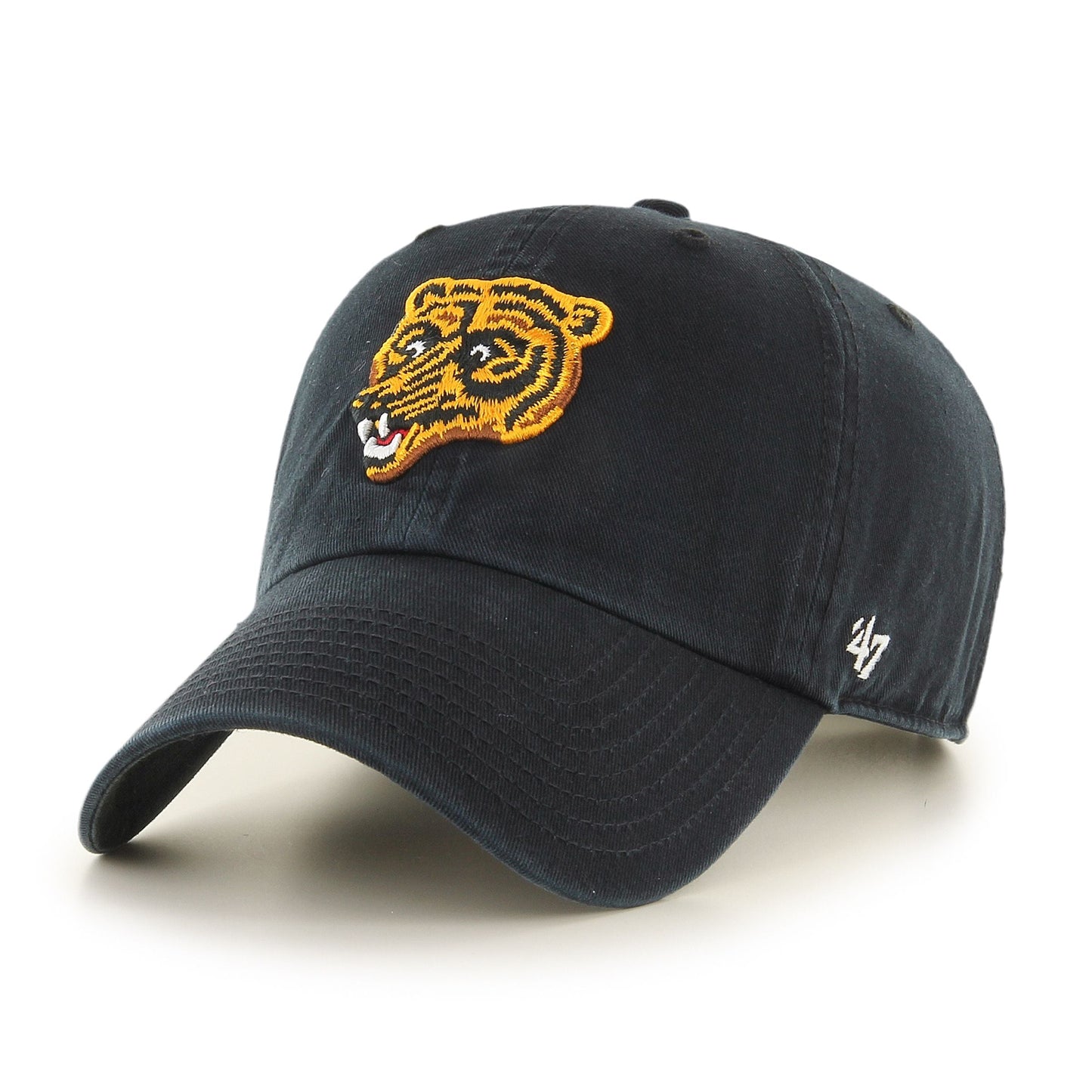 Boston Bruins '47 NHL Black Clean Up Adjustable Cap