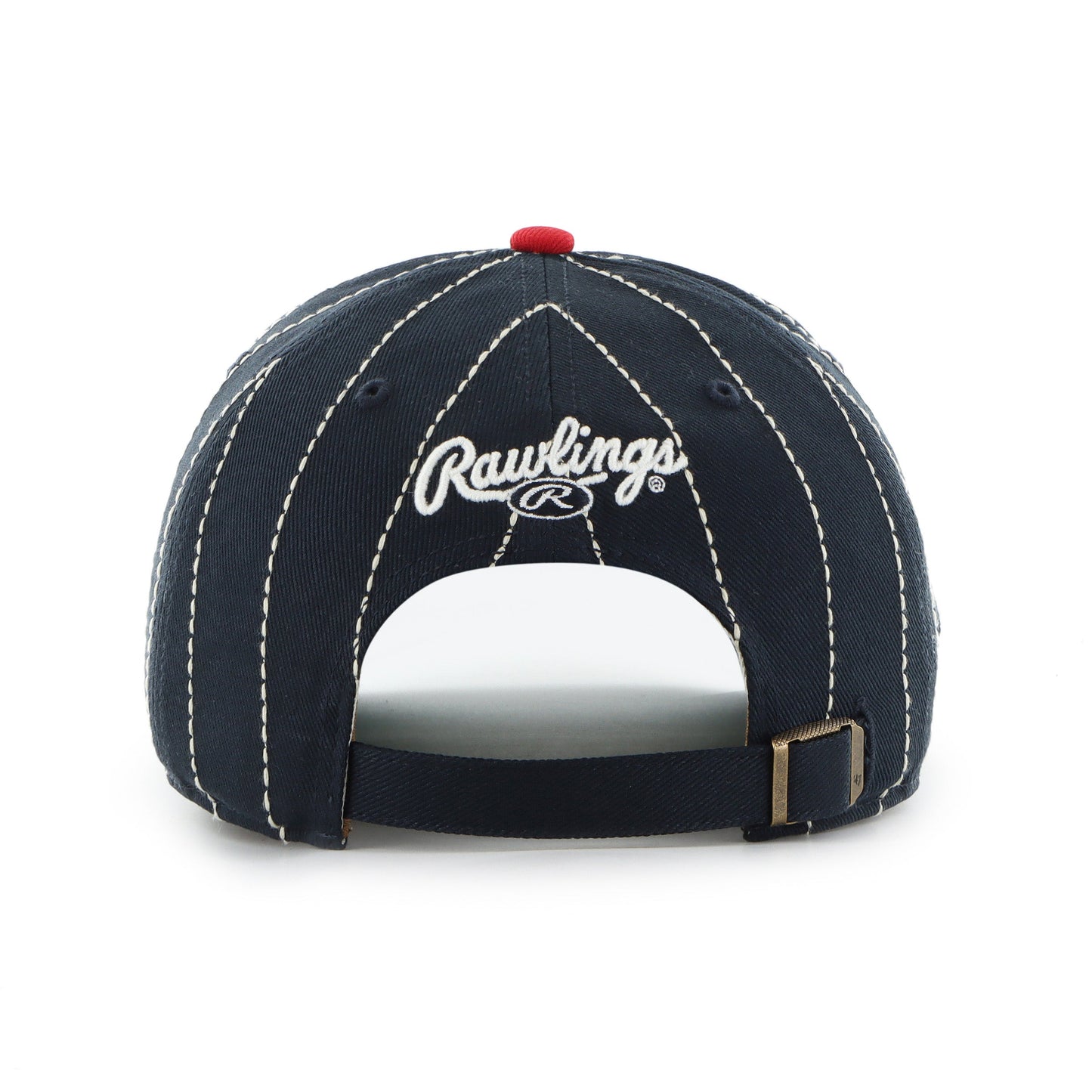 '47 MLB St. Louis Cardinals Rawlings Pinstripe Hitch Adjustable Hat - Navy/Red
