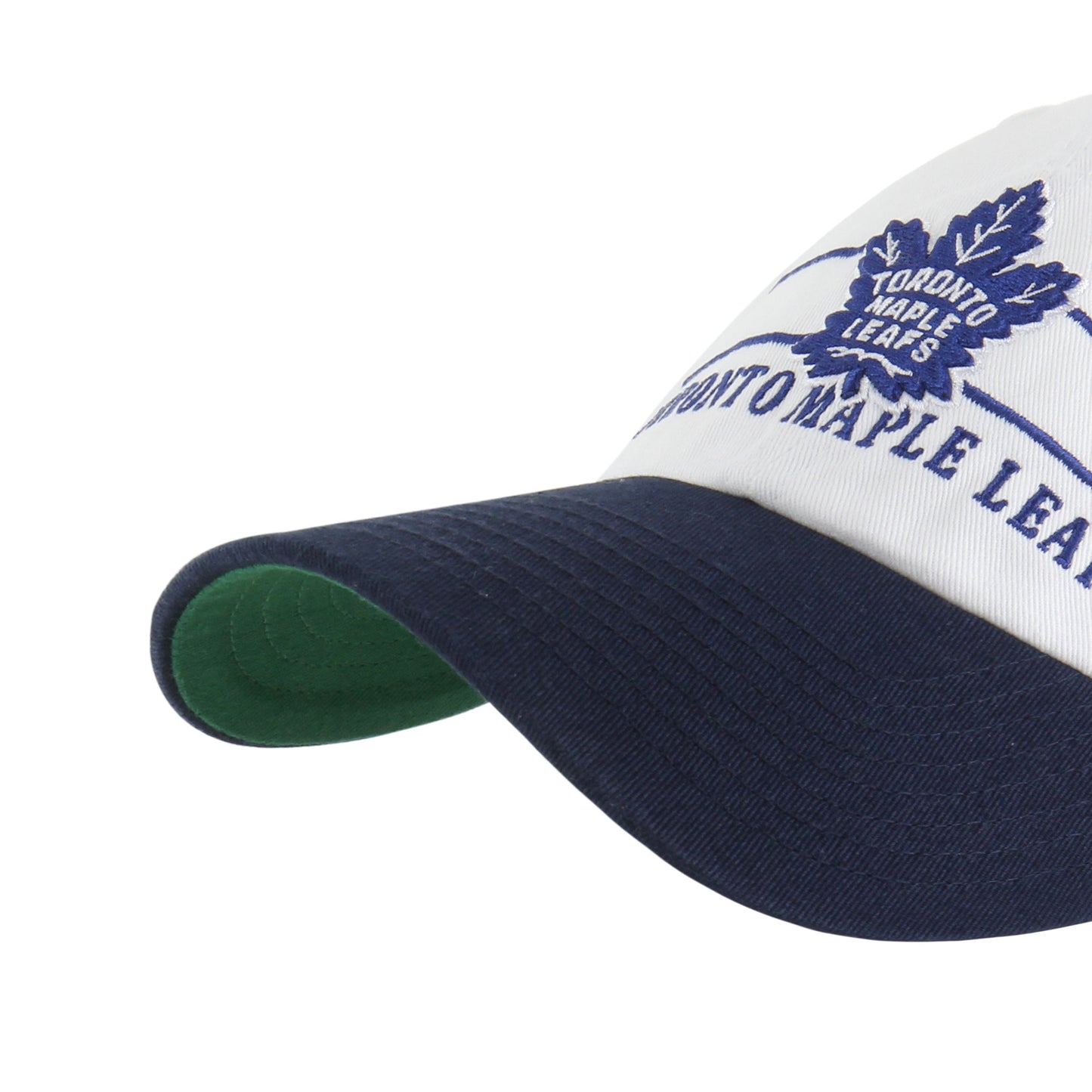 47 NHL Toronto Maple Leafs Double Header Adjustable Cap - White/Navy