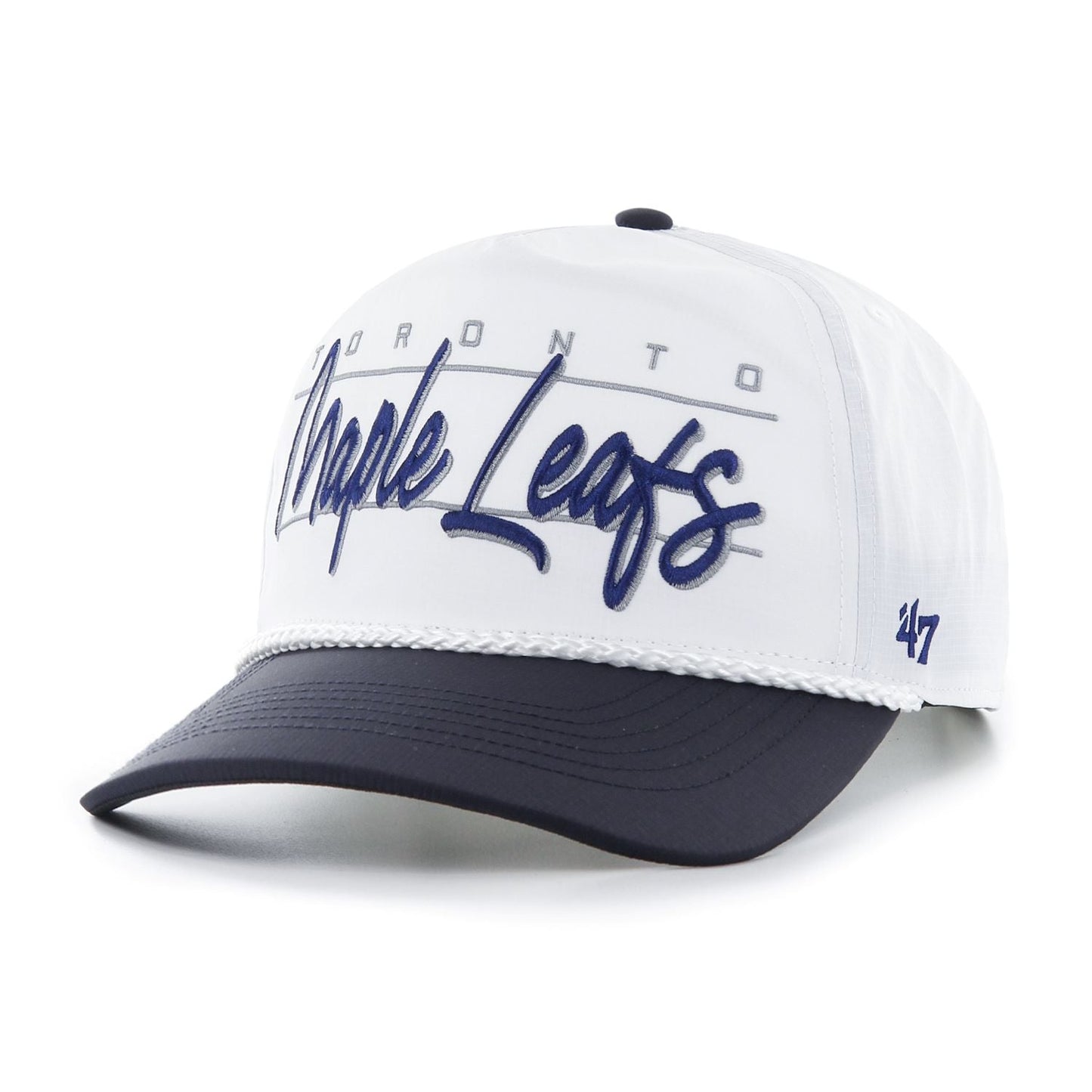 '47 NHL Toronto Maple Leafs Condor TT Adjustable Hitch Hat - White/Black