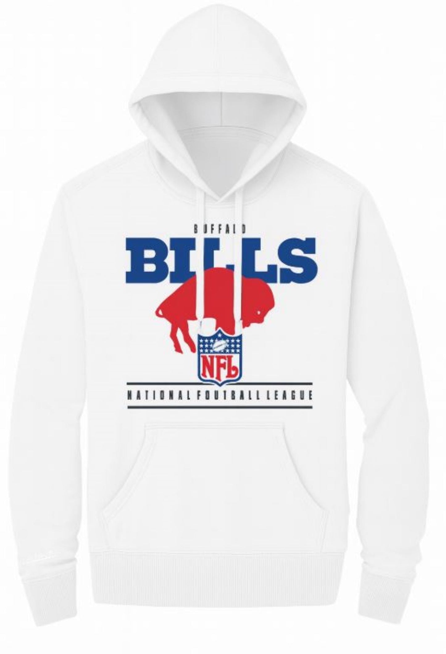 Mitchell & Ness NFL Buffalo Bills Presentation Retro Hoodie - White