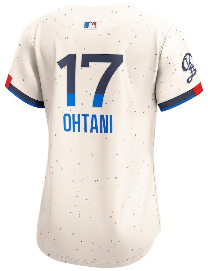 Baseball jersey with number 17 and name 'Ohtani' on a white background