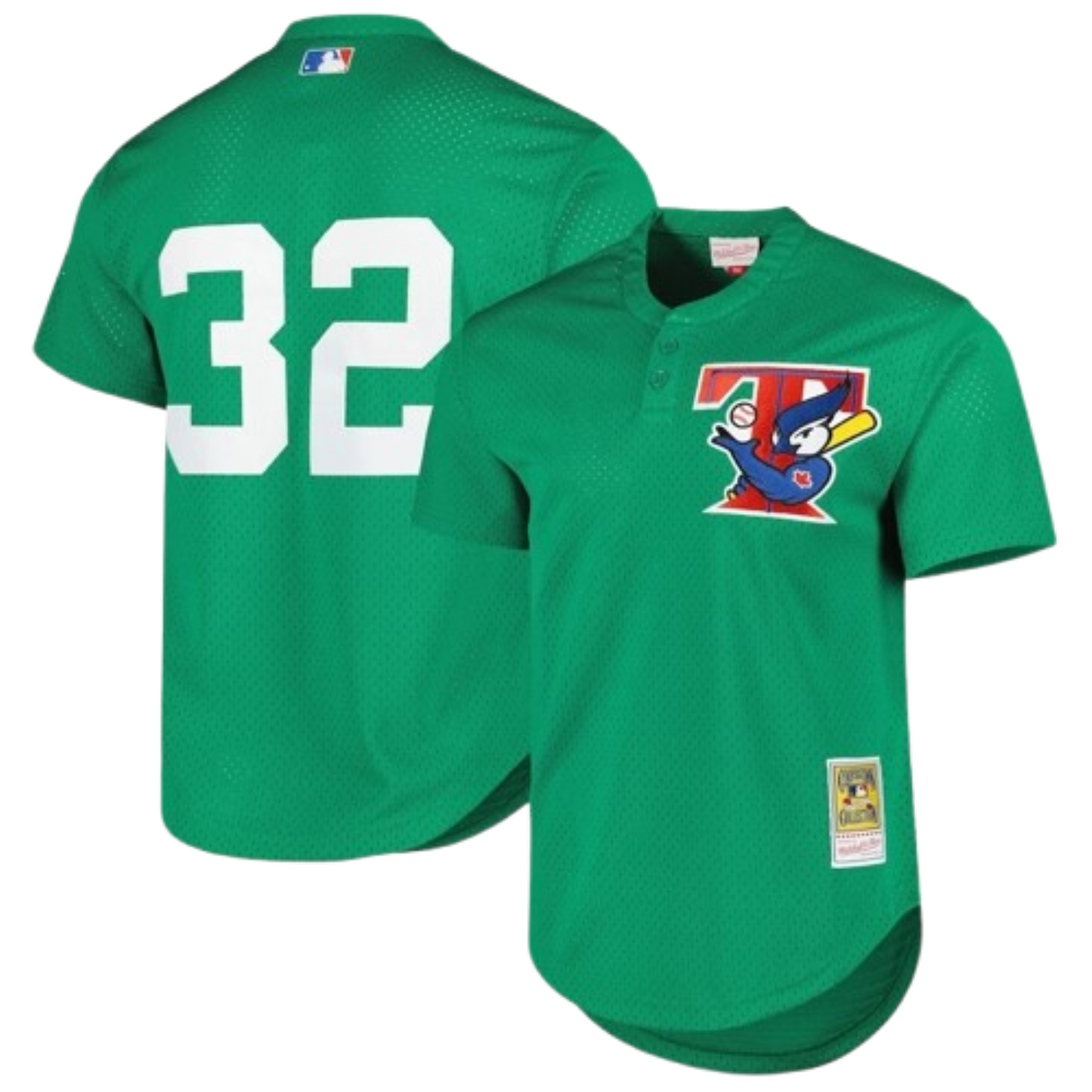 Youth Mitchell & Ness MLB Toronto Blue Jays Roy Halladay #32 Batting Practice Jersey - Green
