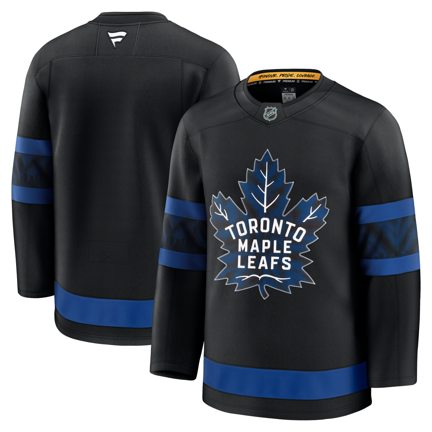 Fanatics Toronto Maple Leafs Alternate Premium Blank Jersey - Black