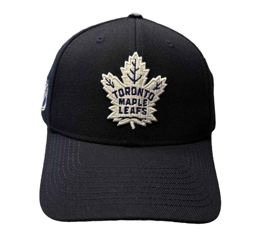 American Needle Toronto Maple Leafs NHL Sidepatch Velcro Adjustable Hat - Navy