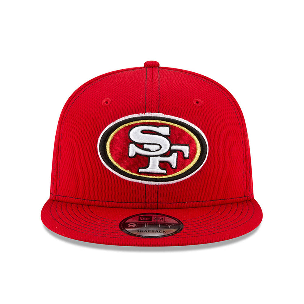 New Era NFL San Francisco 49ers 9FIFTY Sideline Road Red Adjustable Snapback