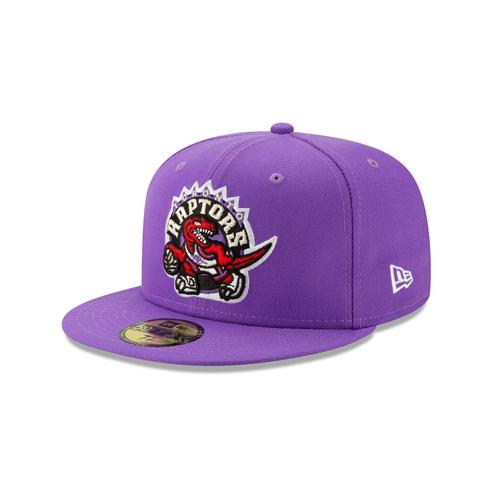 New Era Toronto Raptors Fitted Hat HWC Dino Purple