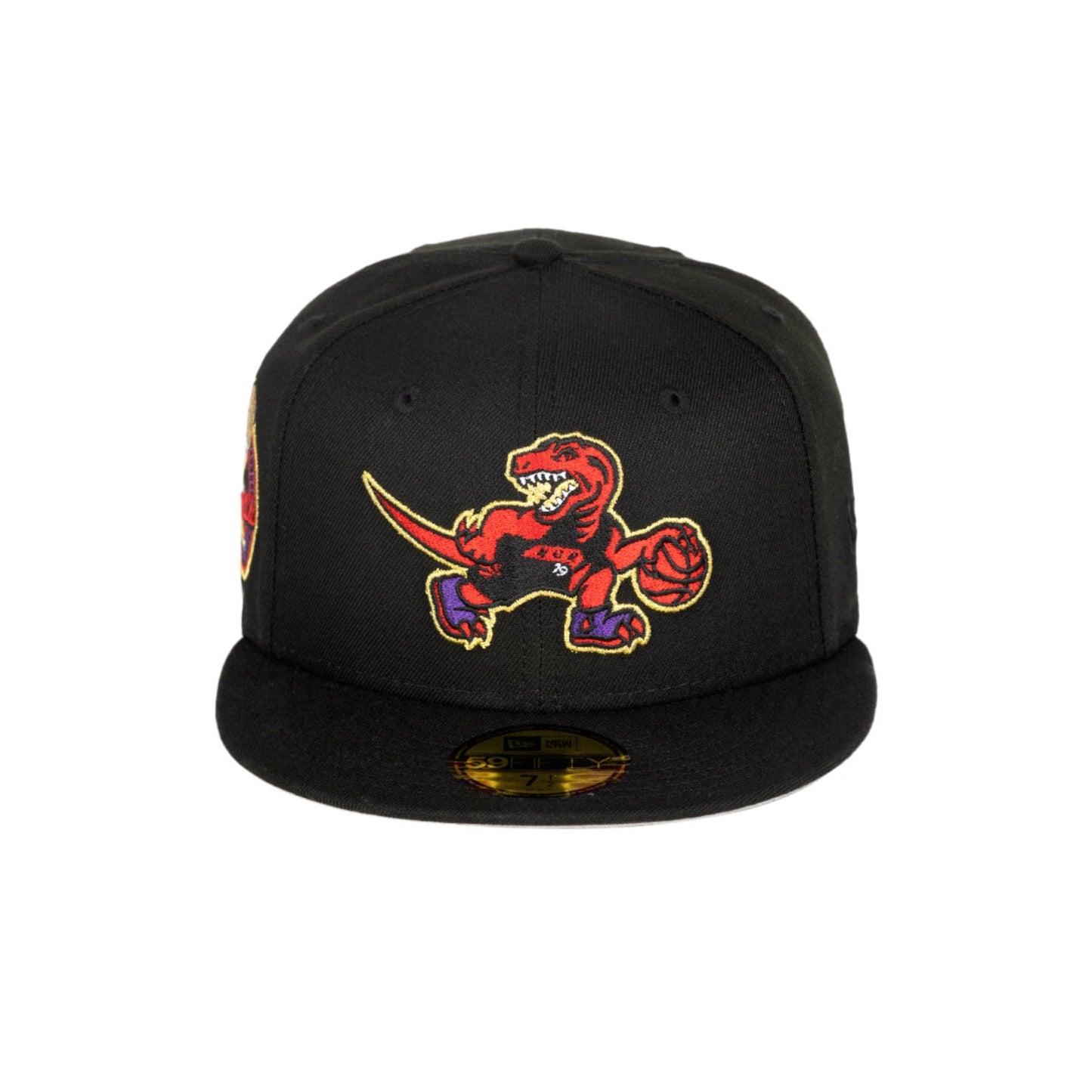 New Era NBA Toronto Raptors 1X Champs Side Patch 59FIFTY Fitted Hat - Black