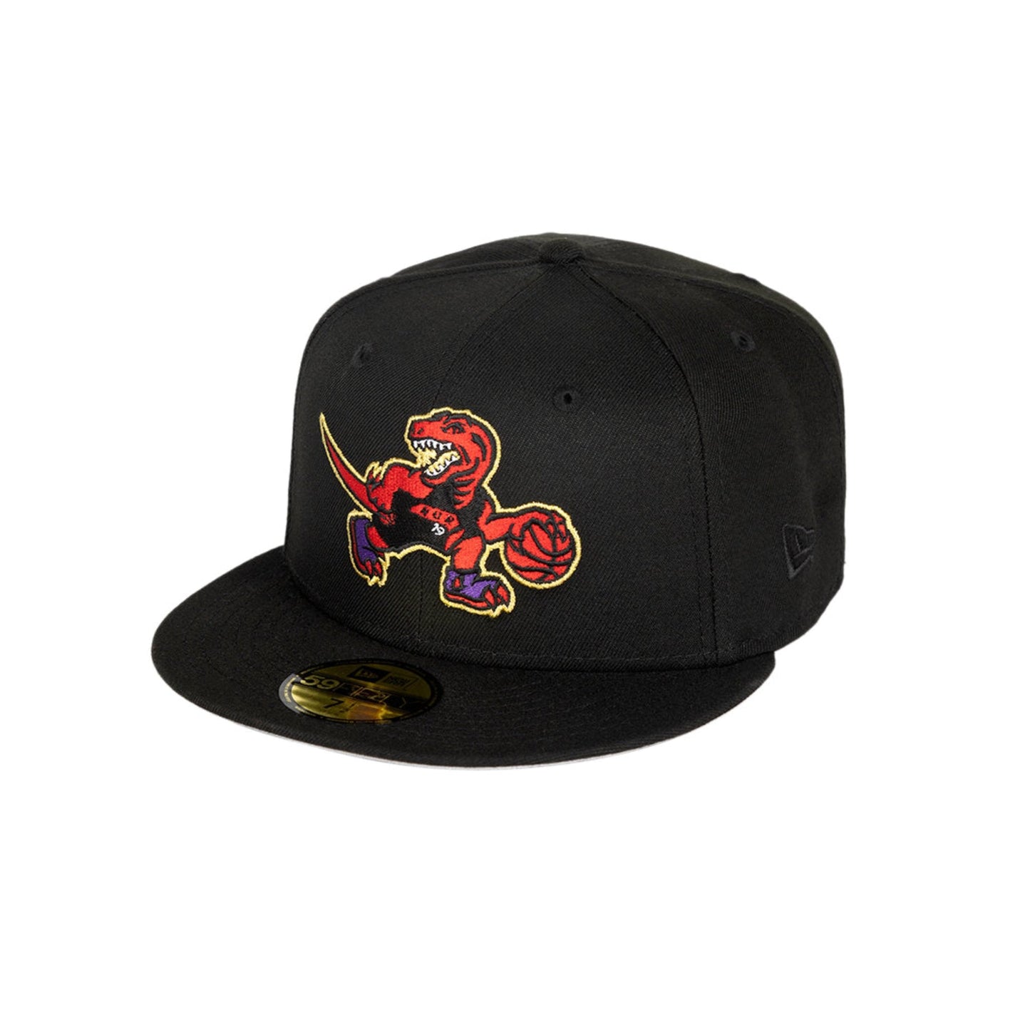 New Era NBA Toronto Raptors 1X Champs Side Patch 59FIFTY Fitted Hat - Black