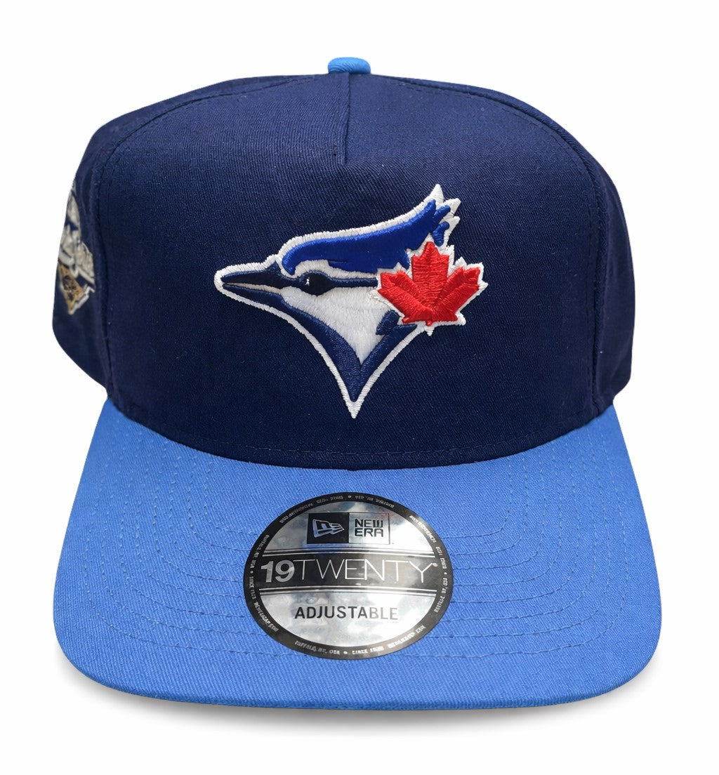 New Era 19TWENTY MLB Toronto Blue Jays 2025 World Series Alternate 4 Adjustable Snapback Hat - Navy/Powder Blue