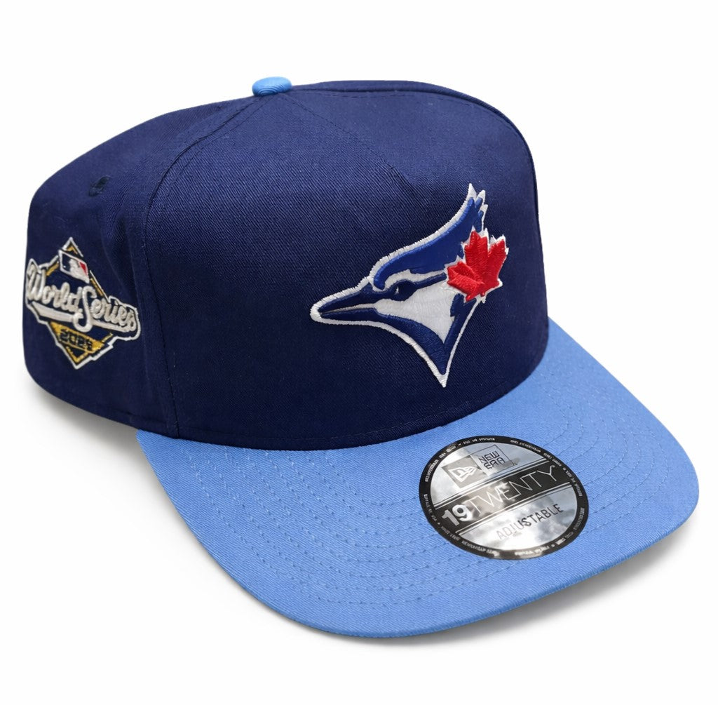 New Era 19TWENTY MLB Toronto Blue Jays 2025 World Series Alternate 4 Adjustable Snapback Hat - Navy/Powder Blue