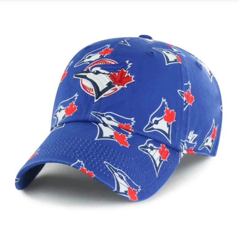 '47 MLB YOUTH Toronto Blue Jays Printfetti Clean Up Adjustable Hat - Blue