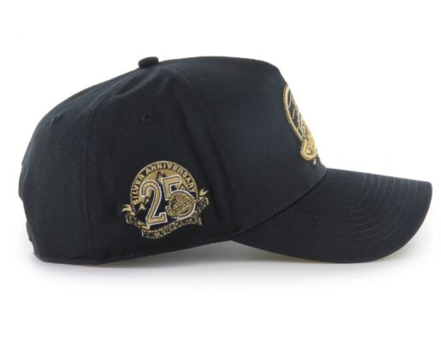 '47 NHL Vancouver Canucks MVP Deluxe DT Snapback Hat - Black/Gold