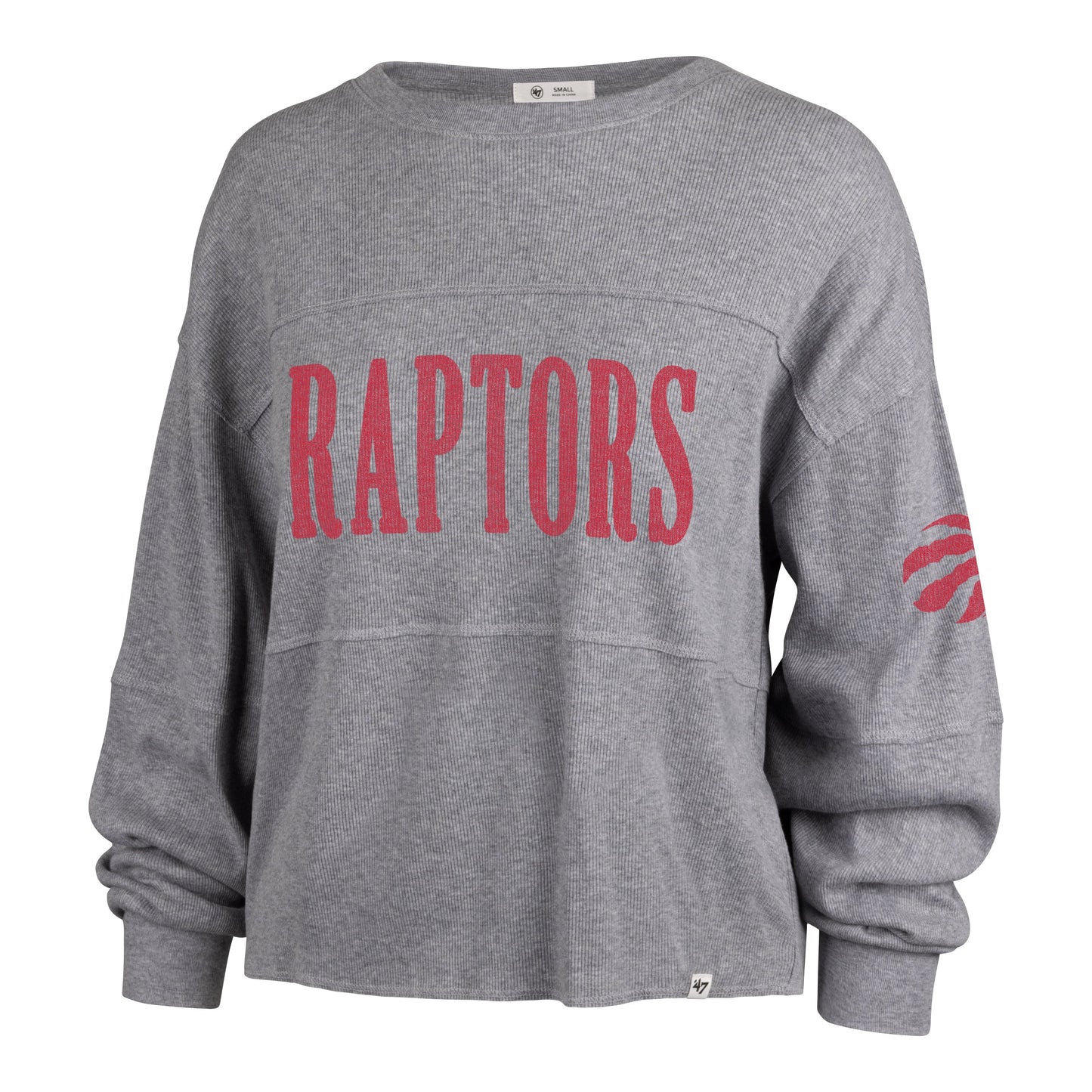 '47 Women's NBA Toronto Raptors Jada Long Sleeve Tee - Grey