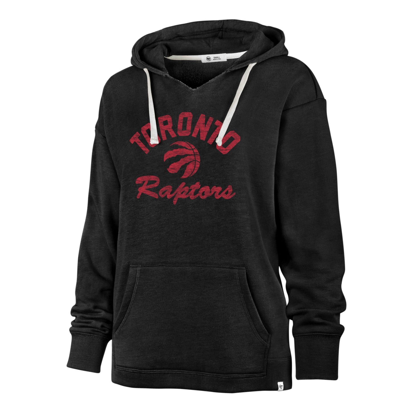 '47 NBA Women's Toronto Raptors Wrapped Up Kennedy Hoodie - Black