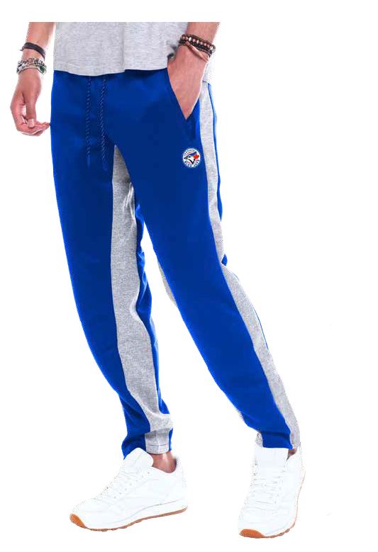 Bulletin Men's MLB Toronto Blue Jays Jogger Pants - Blue/Grey