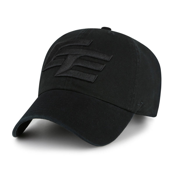 '47 CFL Edmonton Elk New Logo Clean Up Adjustable Hat - Black/Black