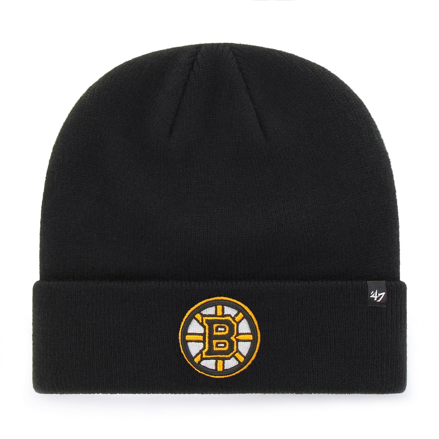 '47 NHL Boston Bruins Raised Cuff Knit - Black