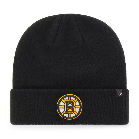 '47 NHL Boston Bruins Raised Cuff Knit - Black