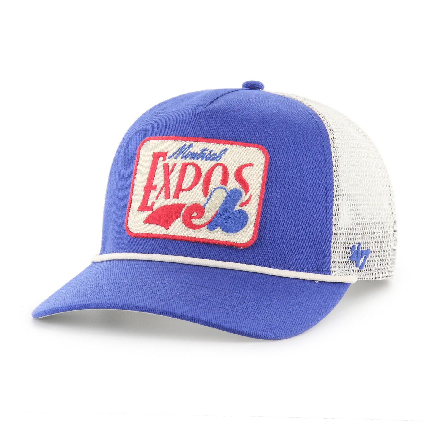 '47 MLB Montreal Expos Emmett Trucker Hitch Adjustable Hat - Blue