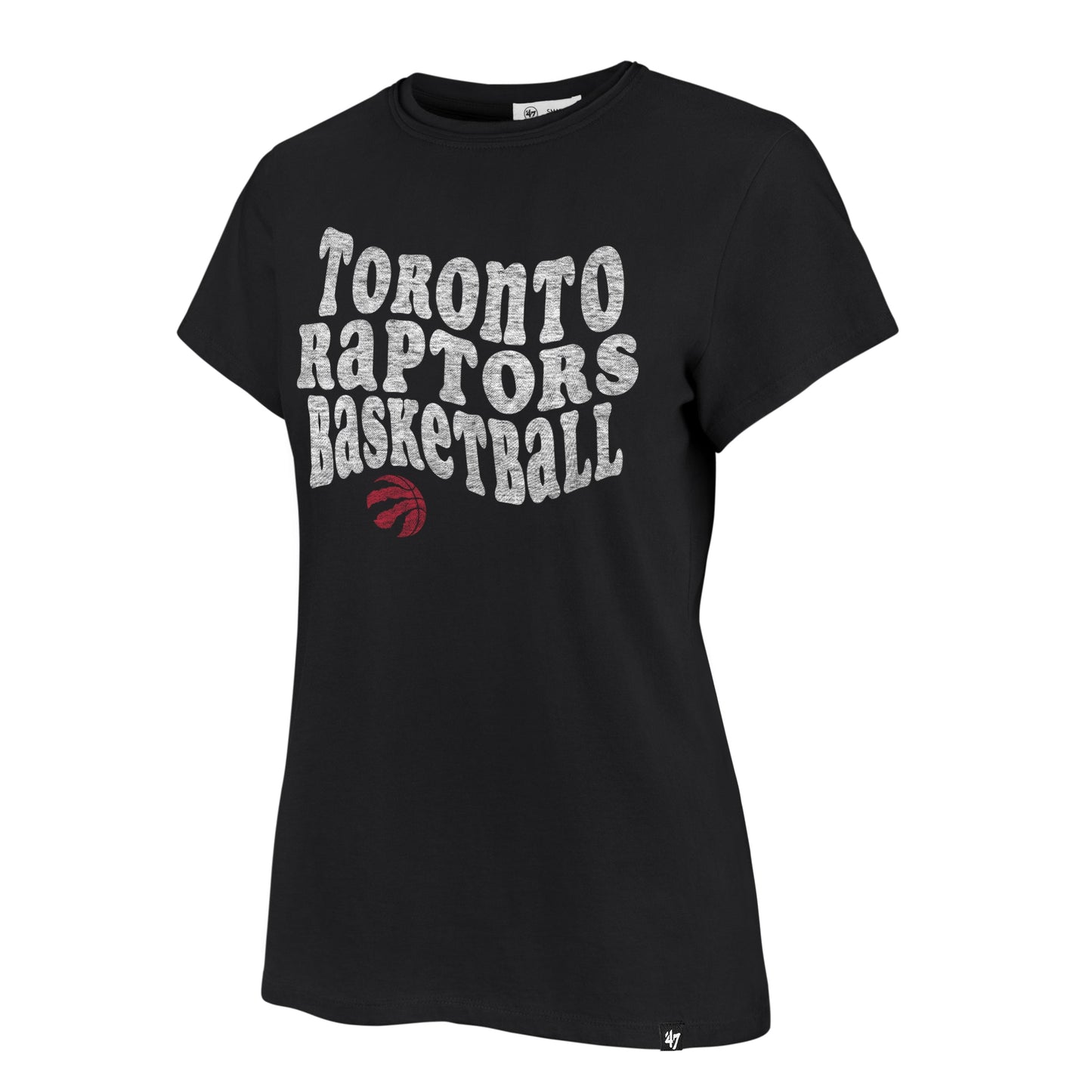 '47 Women's NBA Toronto Raptors Free Spirit Frankie Tee - Black