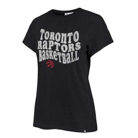 '47 Women's NBA Toronto Raptors Free Spirit Frankie Tee - Black