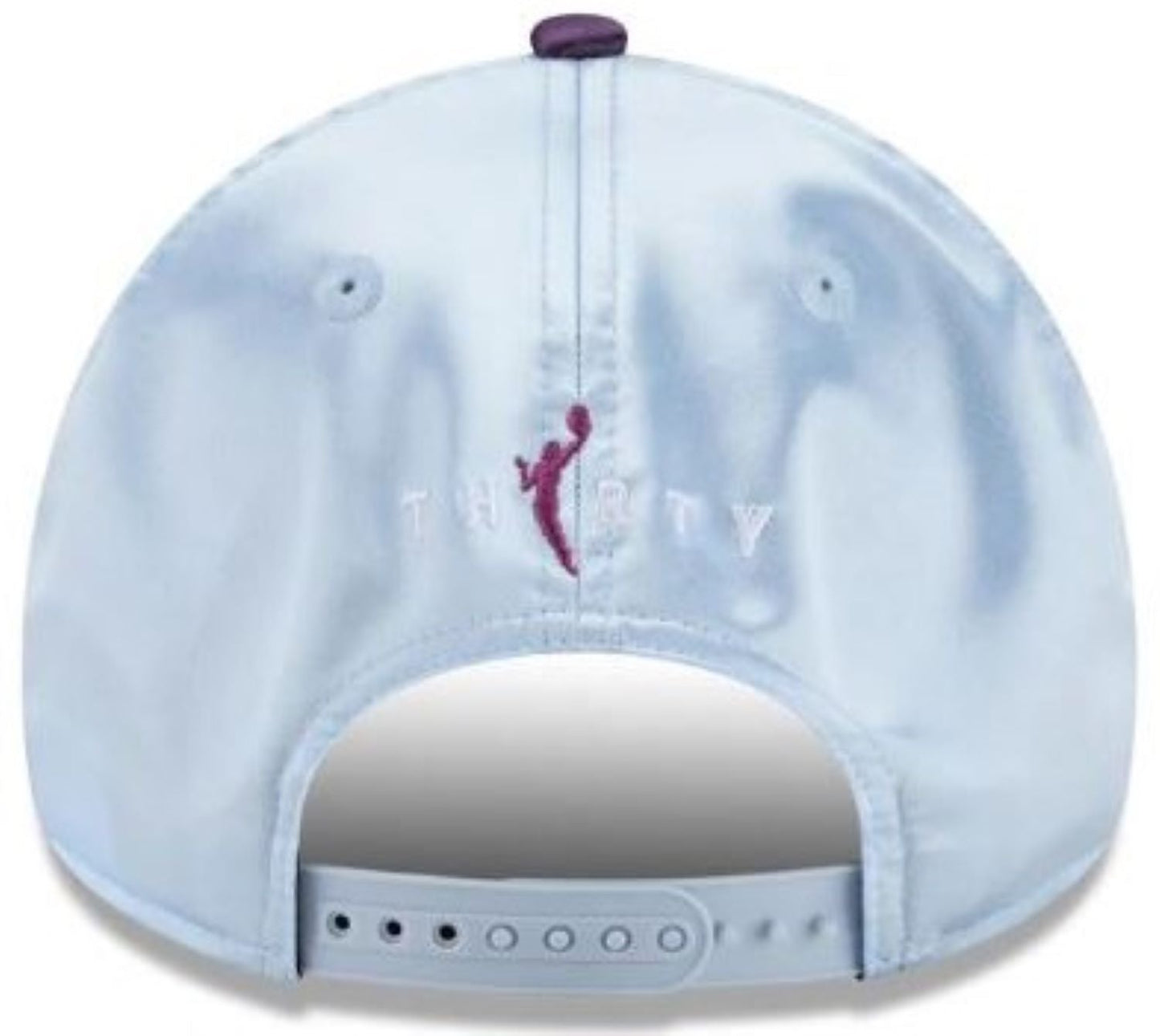 New Era 9FORTY A-Frame WNBA Toronto Tempo 2026 Draft Satin Adjustable Snapback - White/Purple