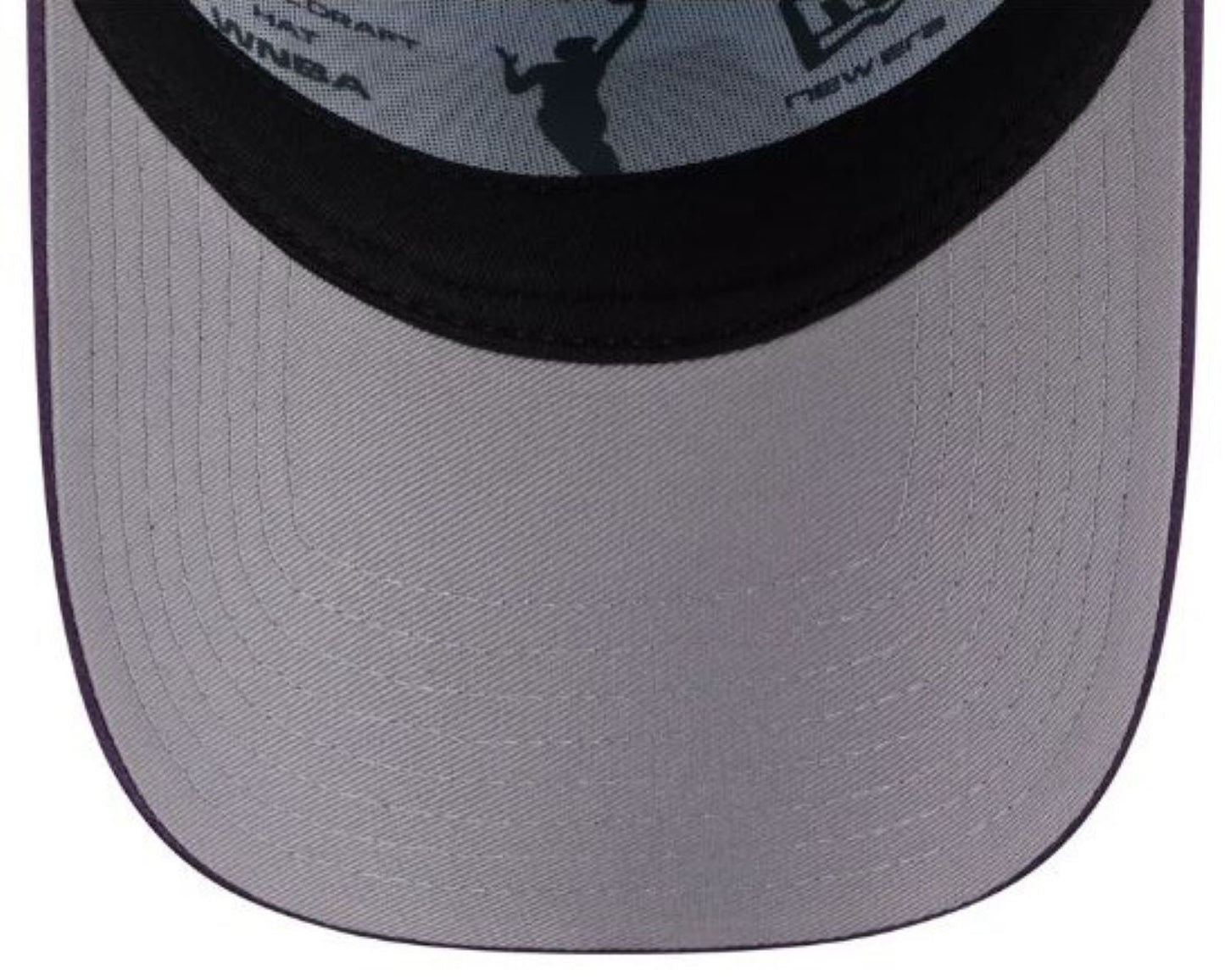 New Era 9FORTY A-Frame WNBA Toronto Tempo 2026 Draft Satin Adjustable Snapback - White/Purple
