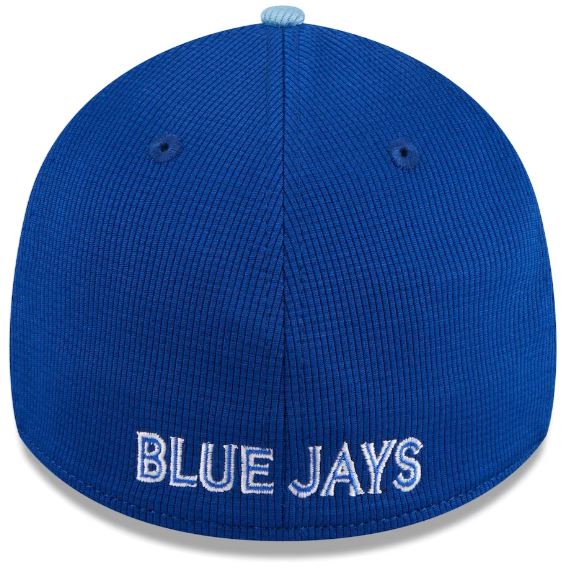 Men's New Era MLB Toronto Blue Jays White/Powder Blue 2024 Spring Training 39THIRTY Flex Hat