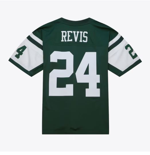 Mitchell & Ness Darrelle Revis New York Jets 2009/10 Legacy Jersey - Hunter Green