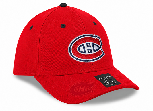 American Needle NHL Heritage Montreal Canadiens E-Boss Stretch Fit Hat - Red