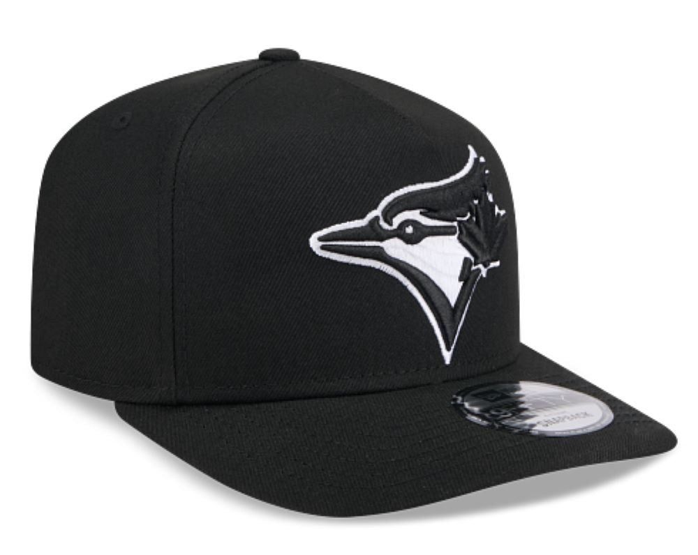 New Era MLB Toronto Blue Jays 9FIFTY A-Frame Adjustable Hat - Black/White