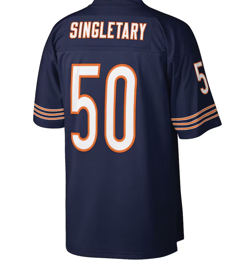 Mitchell & Ness NFL Men's Chicago Bears Mike Singletary #50 Legacy Jersey - Navy