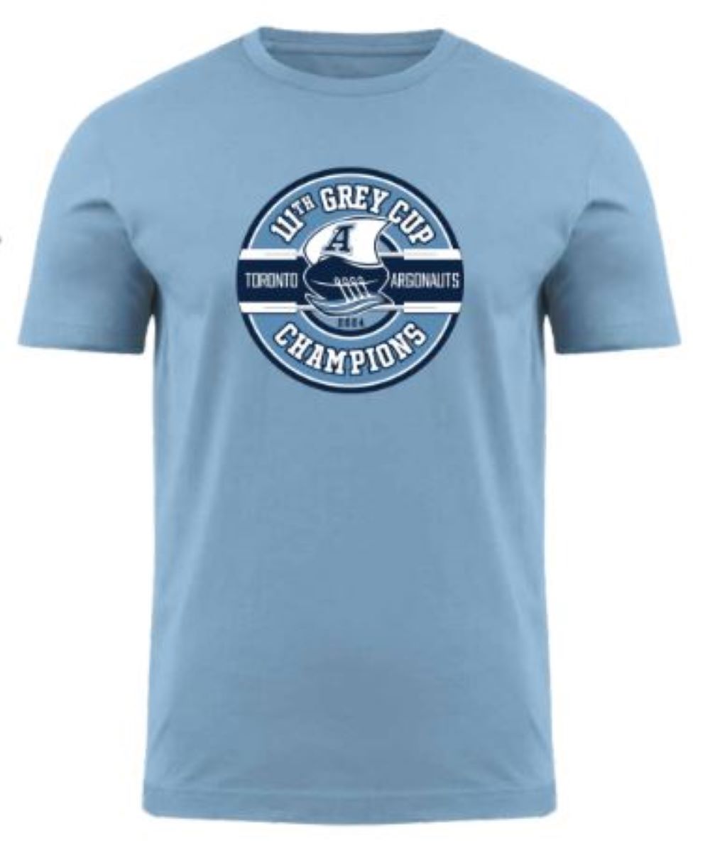 Bulletin Men's CFL Toronto Argonauts 111th Grey Cup 2024 Champs Tee - Blue