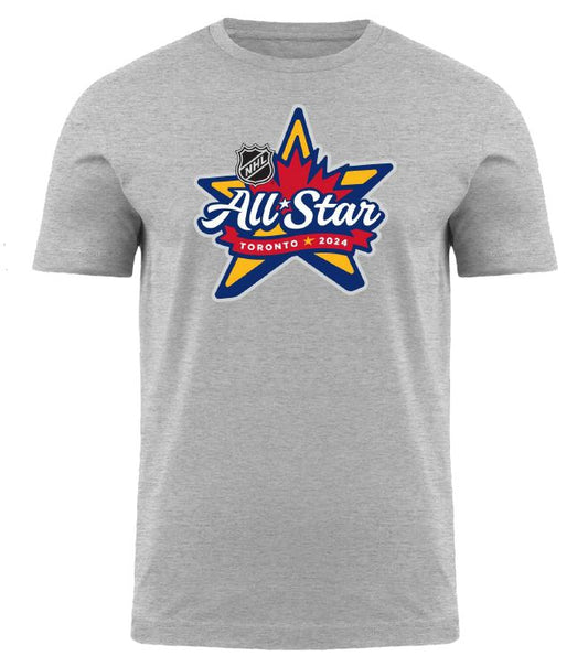 Bulletin Men's NHL 2024 Toronto All Star Game Primary Logo Tee - Grey