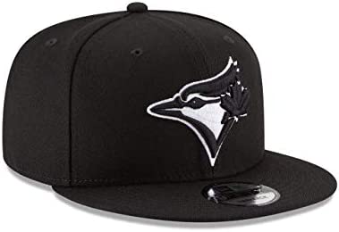 New Era 59Fifty Men's Hat MLB Toronto Blue Jays Black Alternate Bird Fitted Cap