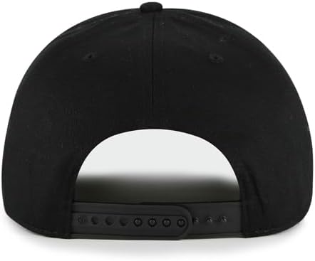 '47 NFL Las Vegas Raiders Byline Cord Hitch Adjustable Snapback Hat - Black