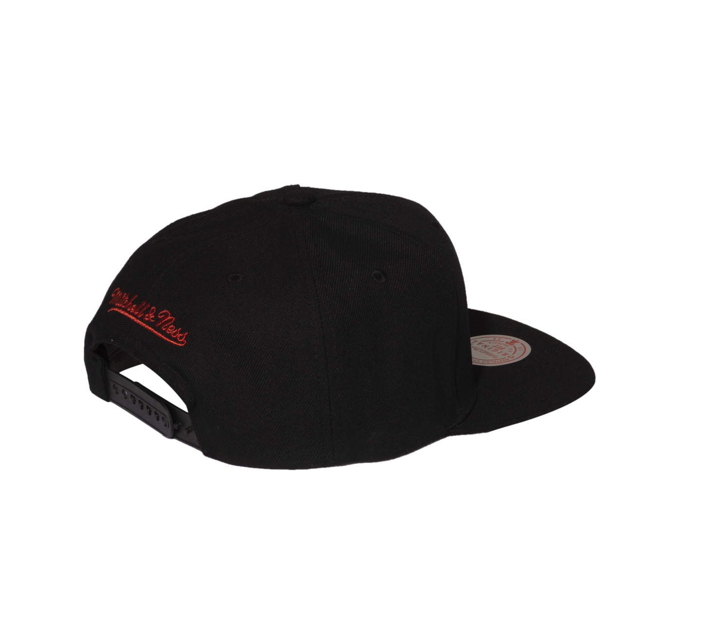 Men's Mitchell & Ness Black Toronto Raptors Embroidery Glitch Snapback Hat