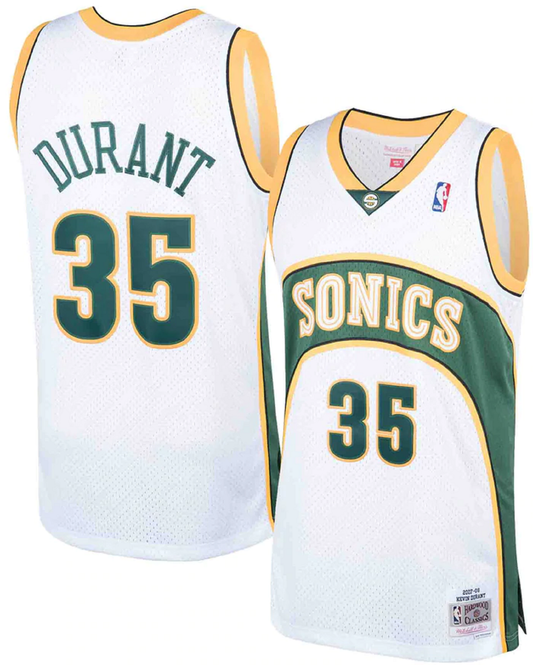 Men's Mitchell & Ness NBA Kevin Durant Seattle SuperSonics 2007/08 Hardwood Classics Swingman Jersey - White