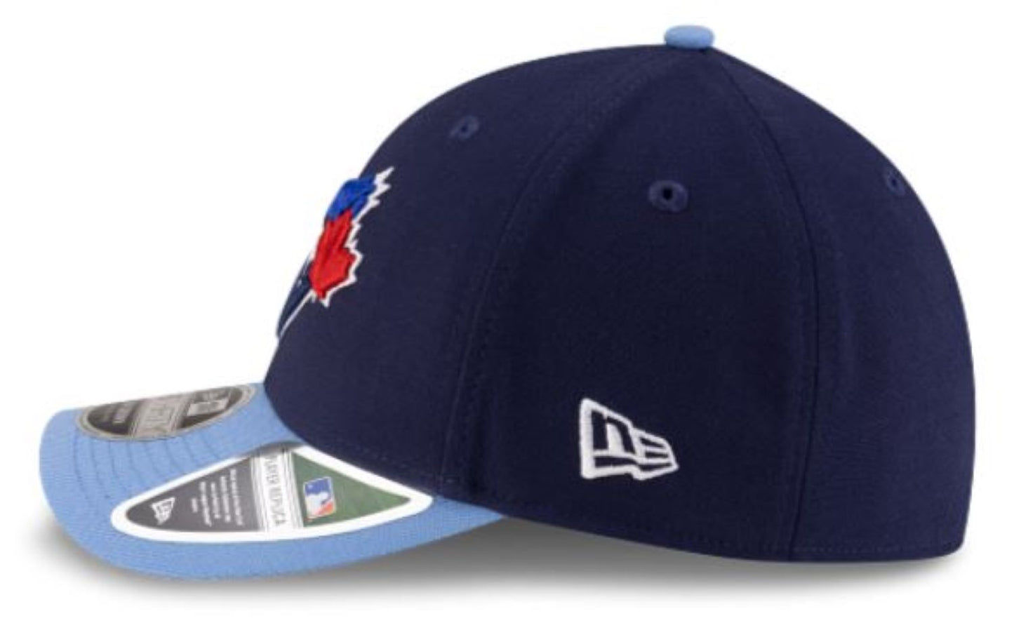 New Era 39THIRTY M-Crown MLB Toronto Blue Jays 50th Anniversary Side Patch Player Replica Stretch-Fit Hat - Navy/Powder Blue