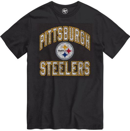 47 NFL Pittsburgh Steelers Play Action Franklin T-Shirt - Black